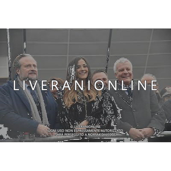 INAUGURAZIONE DEL MOTOR SHOW ALLA FIERA DI BOLOGNA 02 DICEMBRE 2017 NELLA FOTO GIORGIA PALMAS E GIAN LUCA GALLETTI © OPTIMAFOTO / AGENZIA ALDO LIVERANI SAS