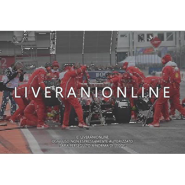 INAUGURAZIONE DEL MOTOR SHOW ALLA FIERA DI BOLOGNA 02 DICEMBRE 2017 NELLA FOTO PIT STOP FERRARI © OPTIMAFOTO / AGENZIA ALDO LIVERANI SAS