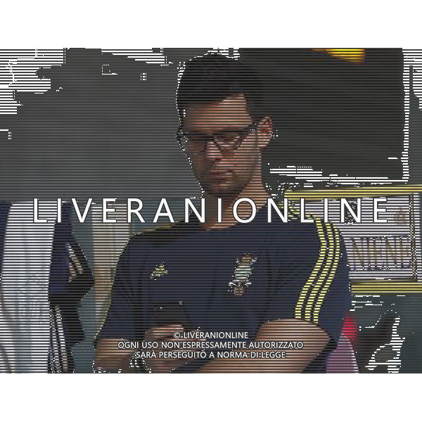 Riccione - Campionato Italiano Open di Nuoto 02/12/2017nella foto:Matteo Giunta allenatore di Federica Pellegrini e Simone Sabbioni ©Claudio Zamagni/Agenzia Aldo Liverani Matteo Giunta coach of Federica Pellegrini and Simone Sabbioni during Day two of The Italian Open Swimming Championships at Riccione Swimming Centre on December 2, 2017 photo credit by: Claudio Zamagni/Aldo Liverani Photo Agency.