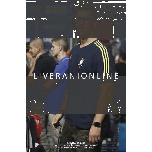 Riccione - Campionato Italiano Open di Nuoto 02/12/2017nella foto: Matteo Giunta allenatore di Federica Pellegrini e Simone Sabbioni ©Claudio Zamagni/Agenzia Aldo Liverani Matteo Giunta coach of Federica Pellegrini and Simone Sabbioni during Day two of The Italian Open Swimming Championships at Riccione Swimming Centre on December 2, 2017 photo credit by: Claudio Zamagni/Aldo Liverani Photo Agency.