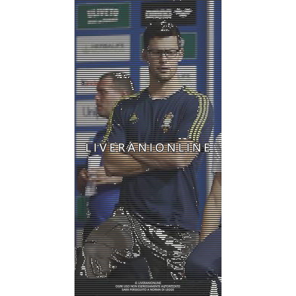 Riccione - Campionato Italiano Open di Nuoto 02/12/2017nella foto:Matteo Giunta allenatore di Federica Pellegrini and Simone Sabbioni ©Claudio Zamagni/Agenzia Aldo Liverani Matteo Giunta coach of Federica Pellegrini and Simone Sabbioni during Day two of The Italian Open Swimming Championships at Riccione Swimming Centre on December 2, 2017 photo credit by: Claudio Zamagni/Aldo Liverani Photo Agency.