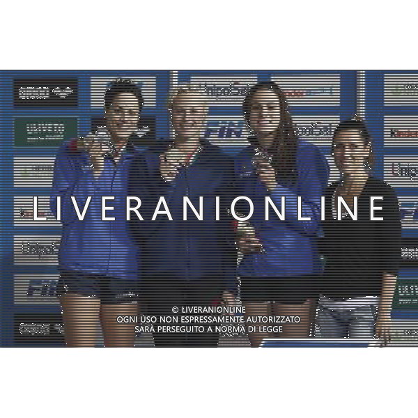 Riccione - Campionato Italiano Open di Nuoto 02/12/2017nella foto: Pellegrini Ferraioli Pezzato Â©Claudio Zamagni/Agenzia Aldo Liverani Pellegrini Ferraioli Pezzato during Day two of The Italian Open Swimming Championships at Riccione Swimming Centre on December 2, 2017 photo credit by: Claudio Zamagni/Aldo Liverani Photo Agency.