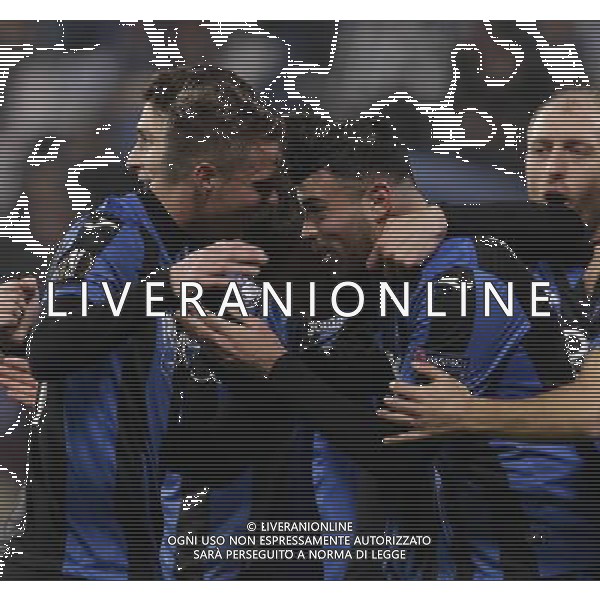 UEFA Europa League 2017/2018 Gruppo E Reggio Emilia - 07.12.2017 Atalanta-Lione Nella Foto:Esultanza Petagna /Ag. Aldo Liverani