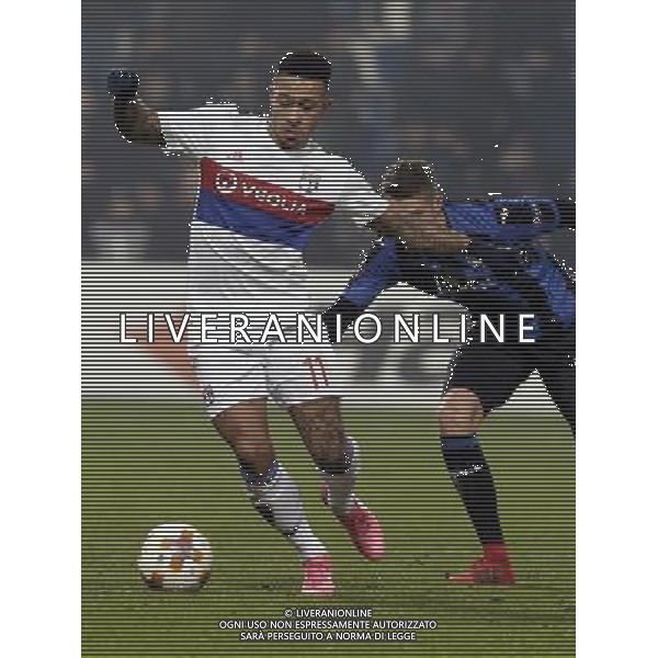 ATALANTA - LIONE UEFA EUROPA LEAGUE Reggio Emilia 07 Dicembre 2017 NELLA FOTO Memphis DEPAY ©GS / AGENZIA ALDO LIVERANI SAS 