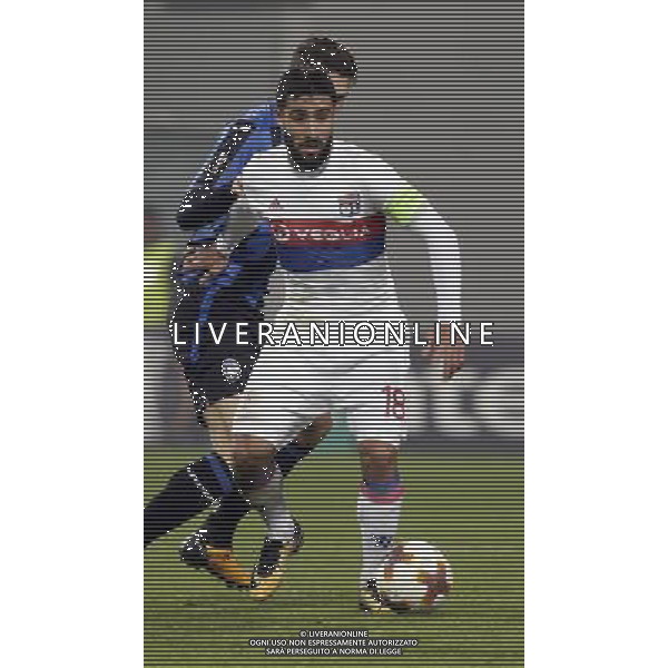 ATALANTA - LIONE UEFA EUROPA LEAGUE Reggio Emilia 07 Dicembre 2017 NELLA FOTO NABIL FEKIR ©GS / AGENZIA ALDO LIVERANI SAS 