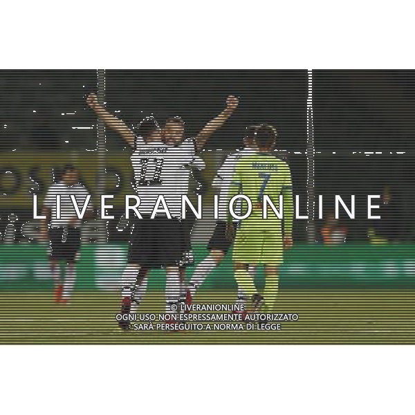 CESENA - PESCARA serie B ConTe.it 08/12/2017 nella foto: esultanza cesena ©Claudio Zamagni/Agenzia Aldo Liverani cesena celebrates after scoring during Serie B conTe.it match between Cesena and Pescara at Stadio Orogel Dino Manuzzi on December 8, 2017 in Cesena, Italy. photo credit by Claudio Zamagni/Aldo Liverani Photo Agency 
