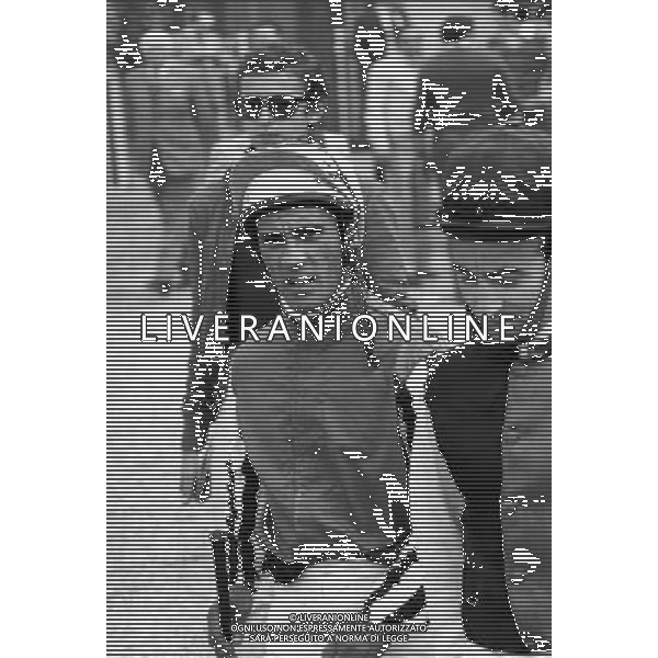 GIANFRANCO DETTORI, fantino italiano a Milano Settembre 1976 - RETROSPETTIVA Â©ARCHIVIO / AGENZIA ALDO LIVERANI SAS 