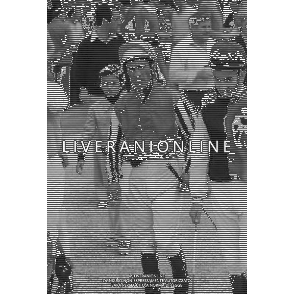 GIANFRANCO DETTORI, fantino italiano a Milano Settembre 1976 - RETROSPETTIVA Â©ARCHIVIO / AGENZIA ALDO LIVERANI SAS 