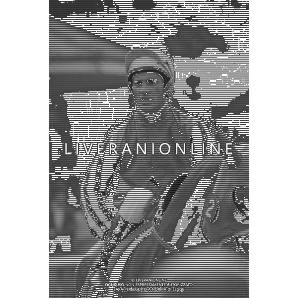 GIANFRANCO DETTORI, fantino italiano a Milano Settembre 1976 - RETROSPETTIVA Â©ARCHIVIO / AGENZIA ALDO LIVERANI SAS 