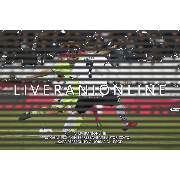 CESENA - PESCARA serie B ConTe.it 08/12/2017 nella foto: goal Pettinari Stefano Â©Claudio Zamagni/Agenzia Aldo Liverani goal Pettinari Stefano during Serie B conTe.it match between Cesena and Pescara at Stadio Orogel Dino Manuzzi on December 8, 2017 in Cesena, Italy. photo credit by Claudio Zamagni/Aldo Liverani Photo Agency 