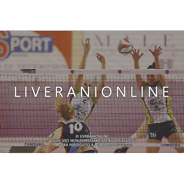MyCicero volley Pesaro - Il Bisonte Firenze 10/12/2017 nella foto: Alberti Sara Tirozzi Valentina ©Claudio Zamagni/Agenzia Aldo Liverani 