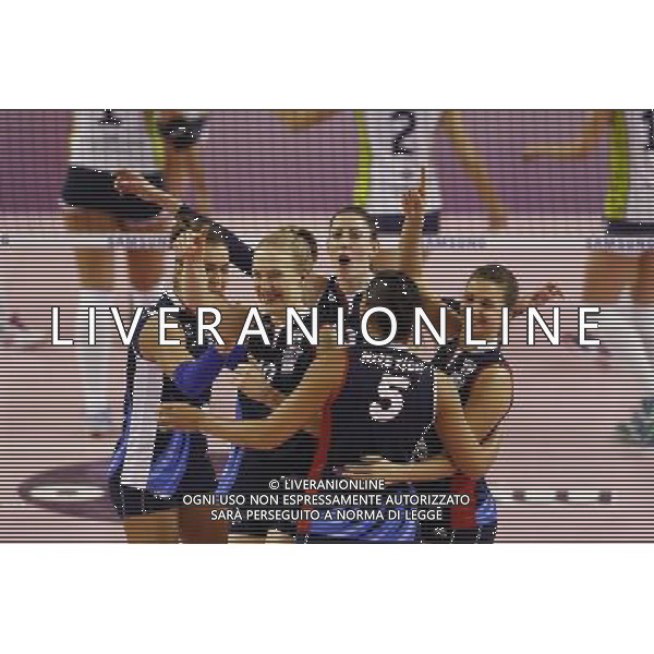MyCicero volley Pesaro - Il Bisonte Firenze 10/12/2017 nella foto: esultanza pesaro ©Claudio Zamagni/Agenzia Aldo Liverani 