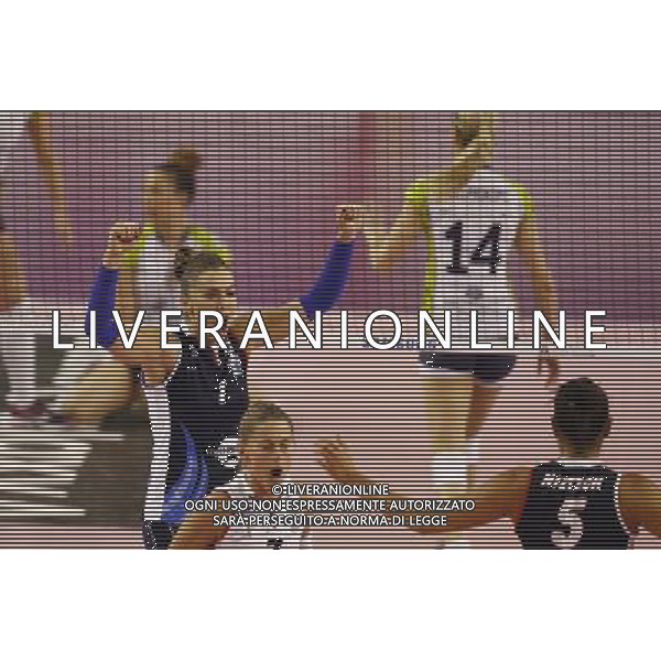 MyCicero volley Pesaro - Il Bisonte Firenze 10/12/2017 nella foto: esultanza Bokan Tatjana ©Claudio Zamagni/Agenzia Aldo Liverani 