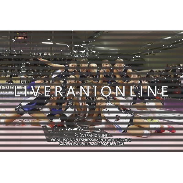 MyCicero volley Pesaro - Il Bisonte Firenze 10/12/2017 nella foto: esultanza mycicero volley ©Claudio Zamagni/Agenzia Aldo Liverani 
