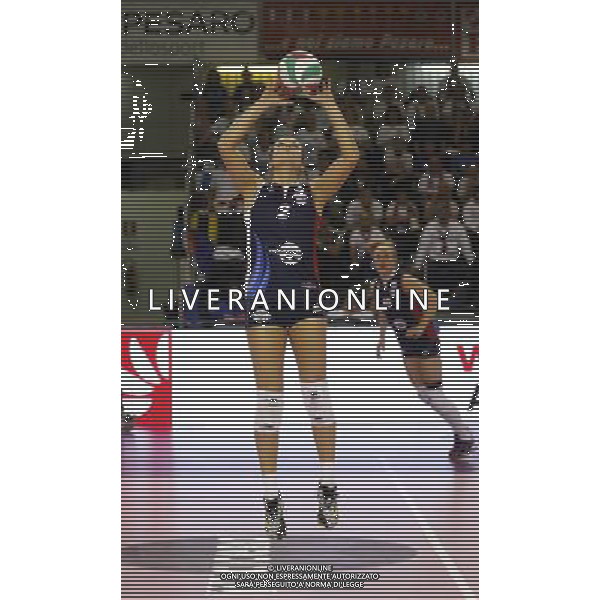 MyCicero volley Pesaro - Il Bisonte Firenze 10/12/2017 nella foto: cambi Carlotta ©Claudio Zamagni/Agenzia Aldo Liverani 