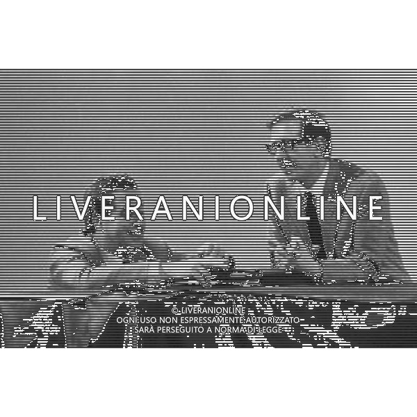 Le Prove e la registrazione della puntata del 12 febbraio 1966 di \' Studio Uno \' programma televisivo di varieta\' per la regia di Antonello Falqui, prodotto dalla Rai e trasmesso sul canale Programma Nazionale - RETROSPETTIVA nella foto Bruno Canfora ©ARCHIVIO / AGENZIA ALDO LIVERANI SAS 