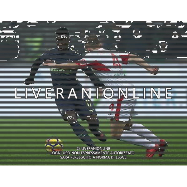 Coppa Italia TIM Cup 2017/2018 Ottavi di Finale Milano - 12.12.2017 Inter-Pordenone Nella Foto: Yann Karamoh - Mirko Stefani /Ph.Vitez-Ag. Aldo Liverani