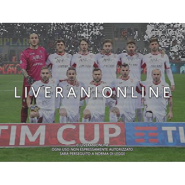 Coppa Italia TIM Cup 2017/2018 Ottavi di Finale Milano - 12.12.2017 Inter-Pordenone Nella Foto:Pordenone Squadra Formazione Perilli,Formiconi,Stefani,Lulli,Burrai,Berrettoni,Sainz Maza,Misuraca,Nunzella,Bassoli,Magnaghi /Ph.Vitez-Ag. Aldo Liverani