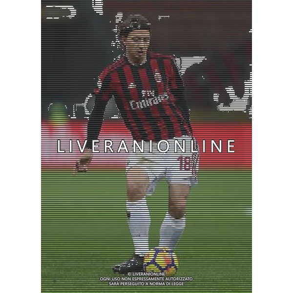 Coppa Italia TIM Cup 2017/2018 Ottavi di Finale Milano - 13.12.2017 Milan-Verona Nella Foto:montolivo riccardo /Ph.Vitez-Ag. Aldo Liverani