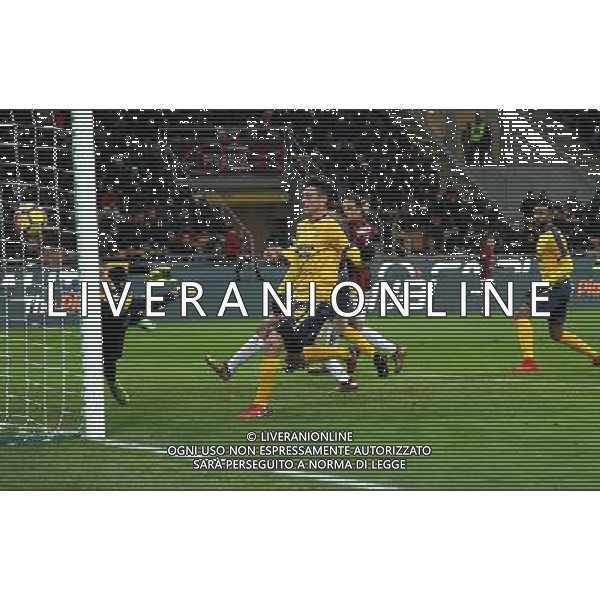 Coppa Italia TIM Cup 2017/2018 Ottavi di Finale Milano - 13.12.2017 Milan-Verona Nella Foto:suso gol /Ph.Vitez-Ag. Aldo Liverani