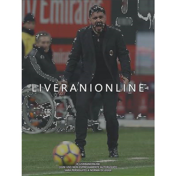 Coppa Italia TIM Cup 2017/2018 Ottavi di Finale Milano - 13.12.2017 Milan-Verona Nella Foto:gattuso gennaro /Ph.Vitez-Ag. Aldo Liverani