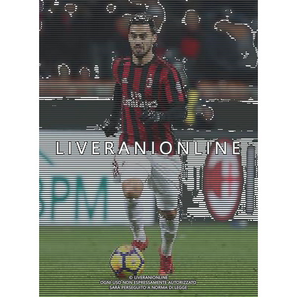Coppa Italia TIM Cup 2017/2018 Ottavi di Finale Milano - 13.12.2017 Milan-Verona Nella Foto:Fernandez Suso /Ph.Vitez-Ag. Aldo Liverani