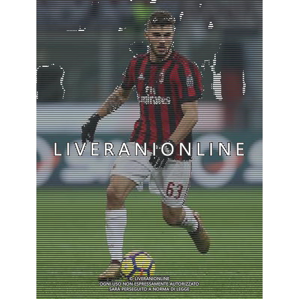 Coppa Italia TIM Cup 2017/2018 Ottavi di Finale Milano - 13.12.2017 Milan-Verona Nella Foto: Patrick Cutrone /Ph.Vitez-Ag. Aldo Liverani