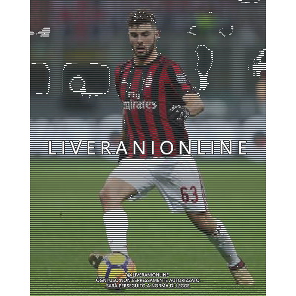 Coppa Italia TIM Cup 2017/2018 Ottavi di Finale Milano - 13.12.2017 Milan-Verona Nella Foto: Patrick Cutrone /Ph.Vitez-Ag. Aldo Liverani