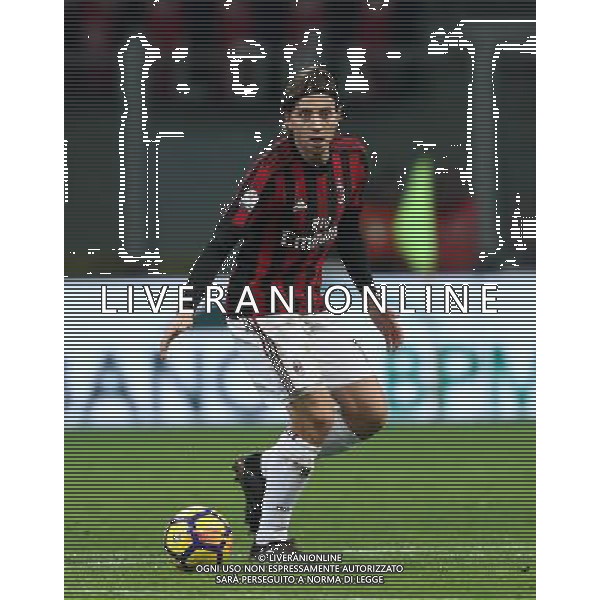 Coppa Italia TIM Cup 2017/2018 Ottavi di Finale Milano - 13.12.2017 Milan-Verona Nella Foto:Riccardo Montolivo /Ph.Vitez-Ag. Aldo Liverani