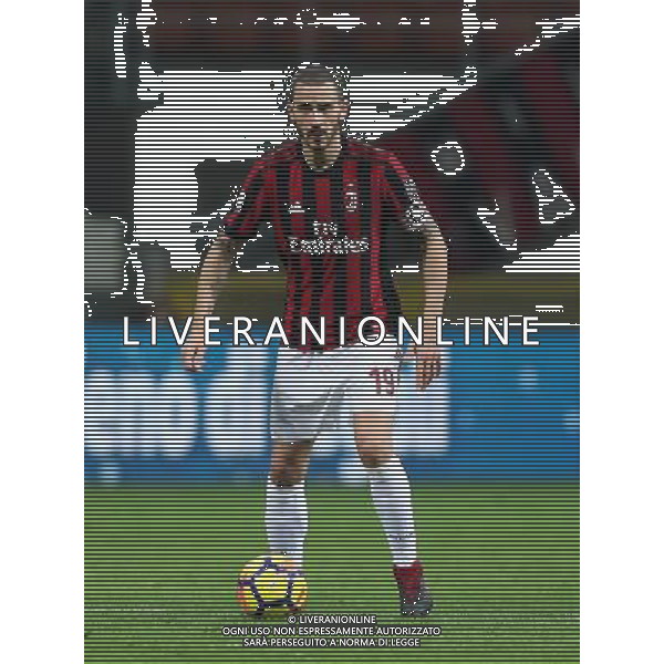 Coppa Italia TIM Cup 2017/2018 Ottavi di Finale Milano - 13.12.2017 Milan-Verona Nella Foto:Leonardo Bonucci /Ph.Vitez-Ag. Aldo Liverani