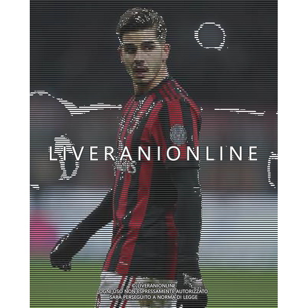 Coppa Italia TIM Cup 2017/2018 Ottavi di Finale Milano - 13.12.2017 Milan-Verona Nella Foto: Andre Silva /Ph.Vitez-Ag. Aldo Liverani