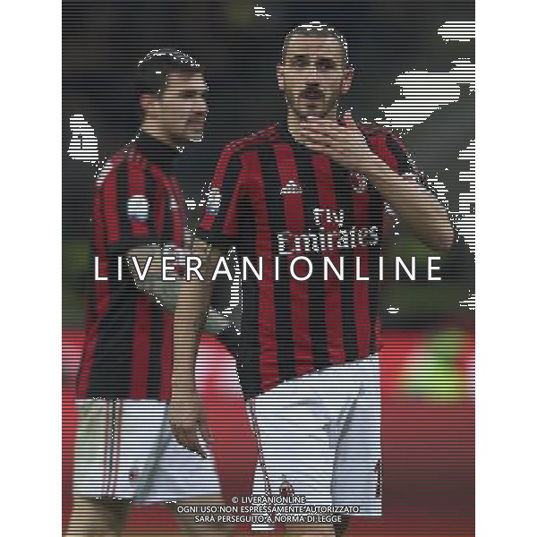 Coppa Italia TIM Cup 2017/2018 Ottavi di Finale Milano - 13.12.2017 Milan-Verona Nella Foto:Leonardo Bonucci /Ph.Vitez-Ag. Aldo Liverani