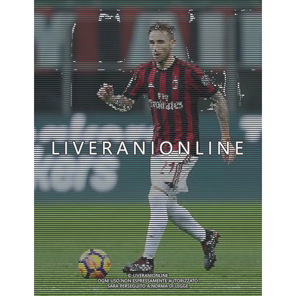 Coppa Italia TIM Cup 2017/2018 Ottavi di Finale Milano - 13.12.2017 Milan-Verona Nella Foto: Lucas Biglia /Ph.Vitez-Ag. Aldo Liverani