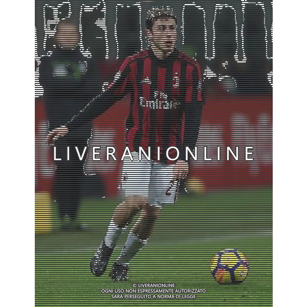 Coppa Italia TIM Cup 2017/2018 Ottavi di Finale Milano - 13.12.2017 Milan-Verona Nella Foto:Davide Calabria /Ph.Vitez-Ag. Aldo Liverani