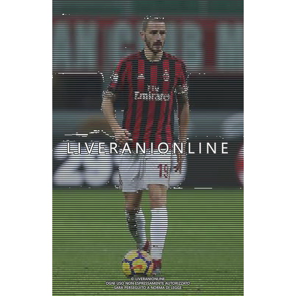 Coppa Italia TIM Cup 2017/2018 Ottavi di Finale Milano - 13.12.2017 Milan-Verona Nella Foto:Leonardo Bonucci /Ph.Vitez-Ag. Aldo Liverani