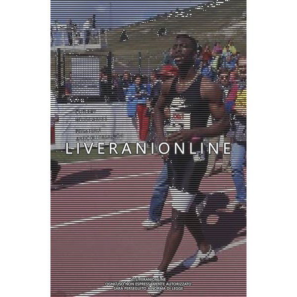 RETROSPETTIVA MICHAEL JOHNSON ATLETA NELLA FOTO MICHAEL JOHNSON AG ALDO LIVERANI SAS