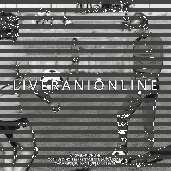 RETROSPETTIVA COMMUNARDO NICCOLAI CALCIATORE NELLA FOTO COMMUNARDO NICCOLAI AG ALDO LIVERANI SAS