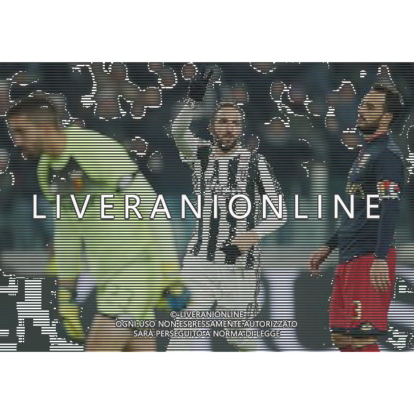 Coppa Italia TIM Cup 2017/2018 Ottavi di Finale Torino - 20.12.2017 Juventus-Genoa Nella Foto: esultanza dopo il gol di gonzalo higuain /Ph.Vitez-Ag. Aldo Liverani
