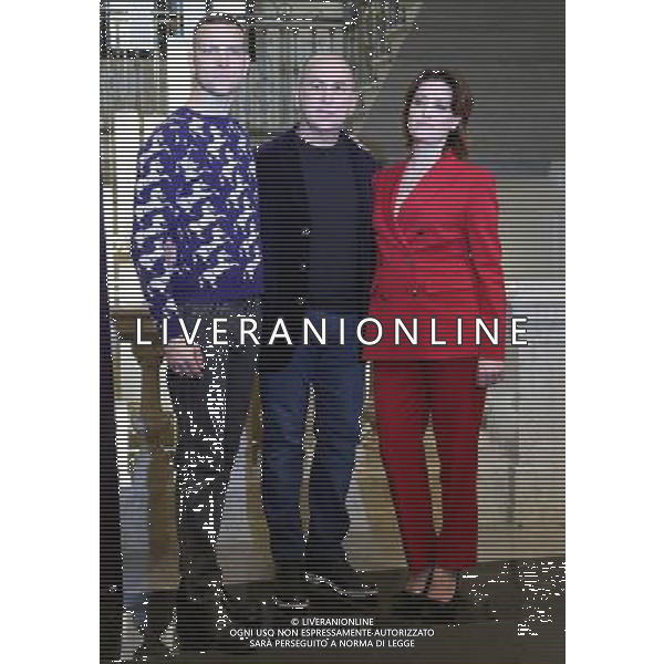 Photocall del Film \'Napoli velata\' di Ferzan Ozpetek Milano - 21.12.2017 Nella Foto: Ferzan Ozpetek - Giovanna Mezzogiorno - Alessandro Borghi /Ph.Vitez-Ag. Aldo Liverani