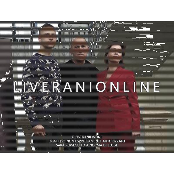 Photocall del Film \'Napoli velata\' di Ferzan Ozpetek Milano - 21.12.2017 Nella Foto: Ferzan Ozpetek - Giovanna Mezzogiorno - Alessandro Borghi /Ph.Vitez-Ag. Aldo Liverani
