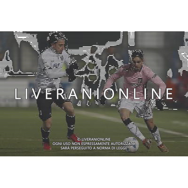 CESENA - PALERMO Campionato di Calcio serie B ConTe.it 21/12/2017 nella foto: Coronado Igor Cacia Daniele Â©Claudio Zamagni/Agenzia Aldo Liverani Coronado Igor Cacia Daniele during Serie B conTe.it match between Cesena and Palermo at Stadio Orogel Dino Manuzzi on December 21, 2017 in Cesena, Italy. photo credit by Claudio Zamagni/Aldo Liverani Photo Agency 
