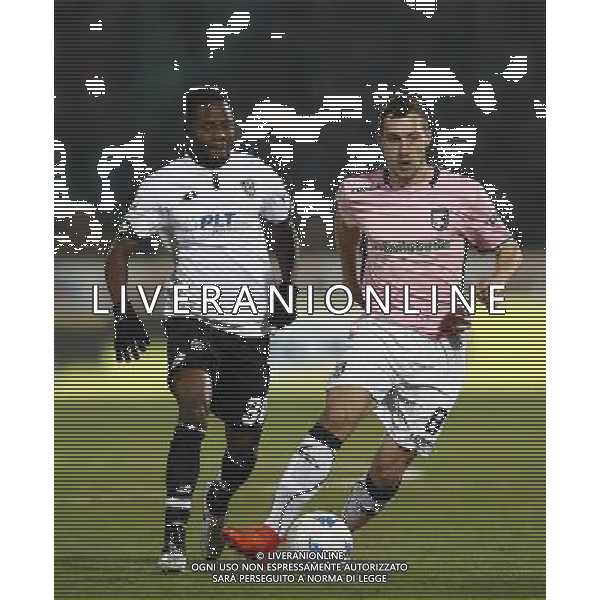 CESENA - PALERMO Campionato di Calcio serie B ConTe.it 21/12/2017 nella foto: Jajalo Mato JALLOW LAMIN Â©Claudio Zamagni/Agenzia Aldo Liverani Jajalo Mato JALLOW LAMIN during Serie B conTe.it match between Cesena and Palermo at Stadio Orogel Dino Manuzzi on December 21, 2017 in Cesena, Italy. photo credit by Claudio Zamagni/Aldo Liverani Photo Agency 