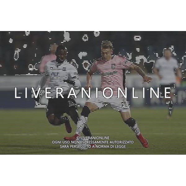 CESENA - PALERMO Campionato di Calcio serie B ConTe.it 21/12/2017 nella foto: La Gumina Antonio DONKOR ISAAC Â©Claudio Zamagni/Agenzia Aldo Liverani La Gumina Antonio DONKOR ISAAC during Serie B conTe.it match between Cesena and Palermo at Stadio Orogel Dino Manuzzi on December 21, 2017 in Cesena, Italy. photo credit by Claudio Zamagni/Aldo Liverani Photo Agency 
