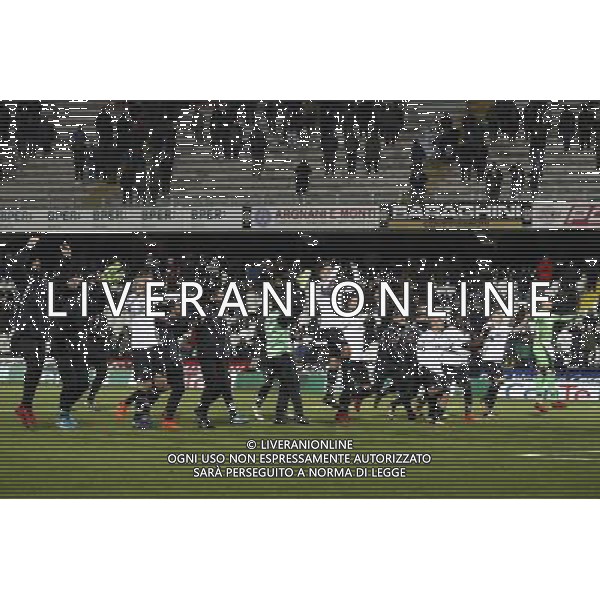 CESENA - PALERMO Campionato di Calcio serie B ConTe.it 21/12/2017 nella foto: esultanza finale cesena Â©Claudio Zamagni/Agenzia Aldo Liverani cesena final exultation during Serie B conTe.it match between Cesena and Palermo at Stadio Orogel Dino Manuzzi on December 21, 2017 in Cesena, Italy. photo credit by Claudio Zamagni/Aldo Liverani Photo Agency 