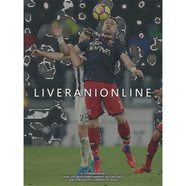 Coppa Italia TIM Cup 2017/2018 Ottavi di Finale Torino - 20.12.2017 Juventus-Genoa Nella Foto:Andrej Galabinov - Stephan Lichtsteiner /Ph.Vitez-Ag. Aldo Liverani