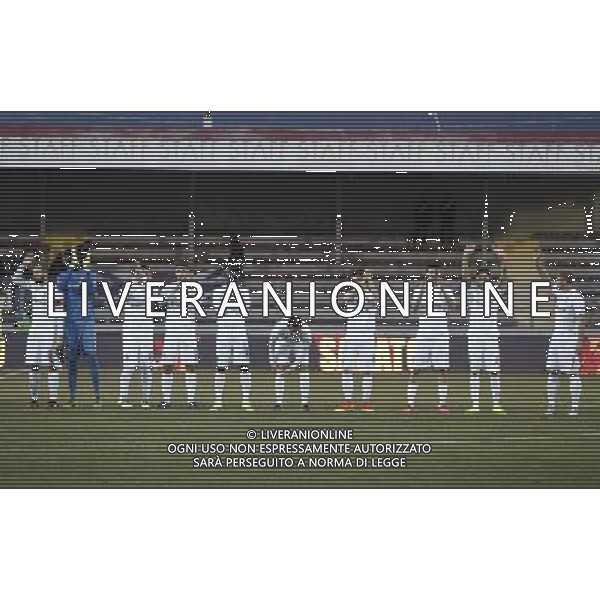 Bassano Virtus - Alma Juventus Fano Campionato di calcio Serie C girone B 22/12/2017 nella foto: la formazione del fano Â©Claudio Zamagni/Agenzia Aldo Liverani 