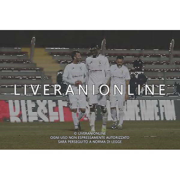 Bassano Virtus - Alma Juventus Fano Campionato di calcio Serie C girone B 22/12/2017 nella foto: delusione fano Â©Claudio Zamagni/Agenzia Aldo Liverani 