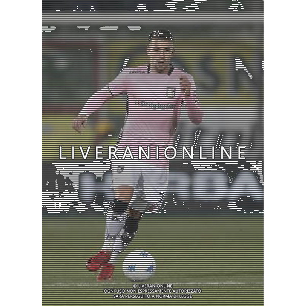 CESENA - PALERMO Campionato di Calcio serie B ConTe.it 21/12/2017 nella foto: Trajkovski Aleksandar Â©Claudio Zamagni/Agenzia Aldo Liverani Trajkovski Aleksandar during Serie B conTe.it match between Cesena and Palermo at Stadio Orogel Dino Manuzzi on December 21, 2017 in Cesena, Italy. photo credit by Claudio Zamagni/Aldo Liverani Photo Agency 