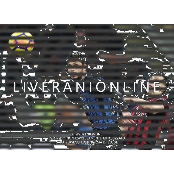 Coppa Italia TIM Cup 2017/2018 Quarti di Finale Milano - 27.12.2017 Milan-Inter Nella Foto:andrea ranocchia e nikola kalinic /Ph.Vitez-Ag. Aldo Liverani