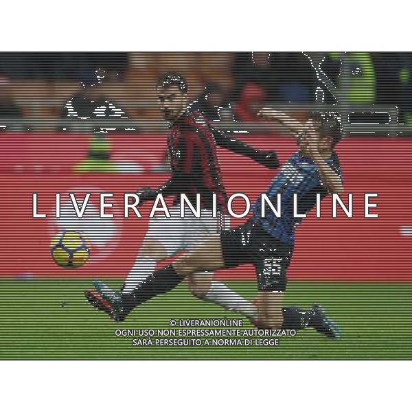 Coppa Italia TIM Cup 2017/2018 Quarti di Finale Milano - 27.12.2017 Milan-Inter Nella Foto:suso e nagatomo /Ph.Vitez-Ag. Aldo Liverani